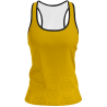 Camiseta pádel mujer tirantes sublimada modelo hexágono