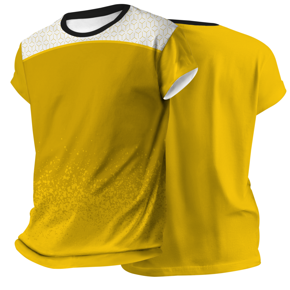 Camiseta pádel manga corta sublimada modelo corte