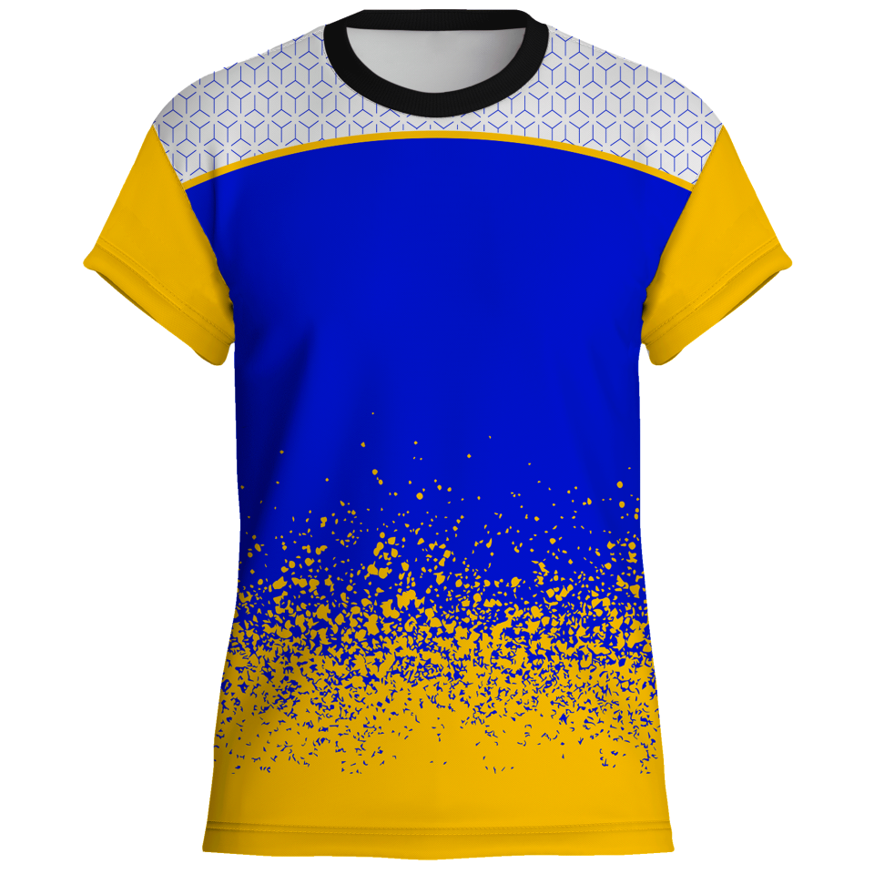 Camiseta pádel manga corta sublimada modelo corte