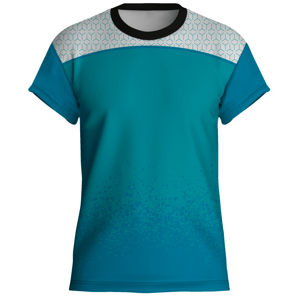 Camiseta pádel manga corta sublimada modelo corte