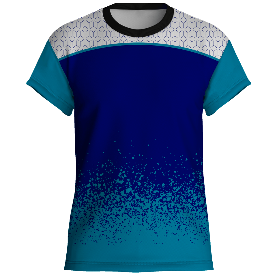 Camiseta pádel manga corta sublimada modelo corte