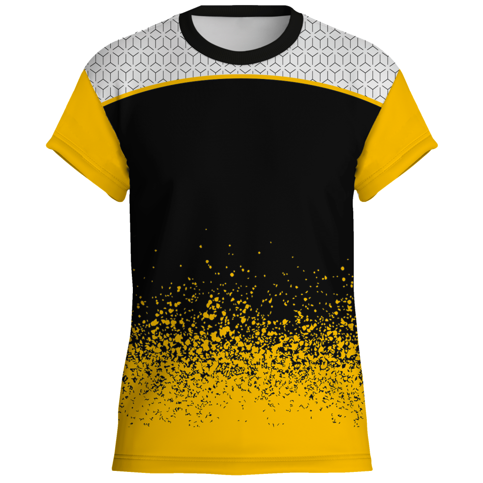 Camiseta pádel manga corta sublimada modelo corte