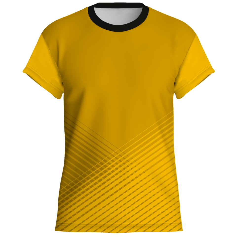 Camiseta pádel manga corta sublimada modelo rayas