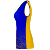 Camiseta pádel mujer sin mangas sublimada modelo hexágono