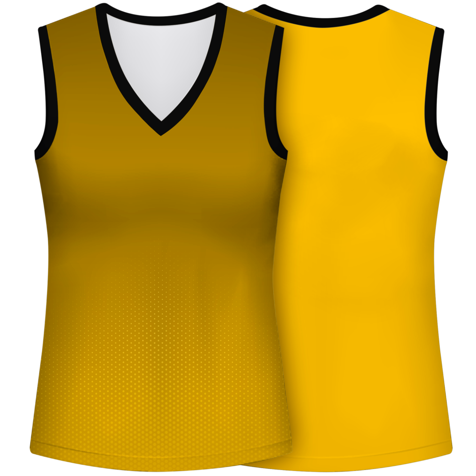 Camiseta pádel mujer sin mangas sublimada modelo degradado