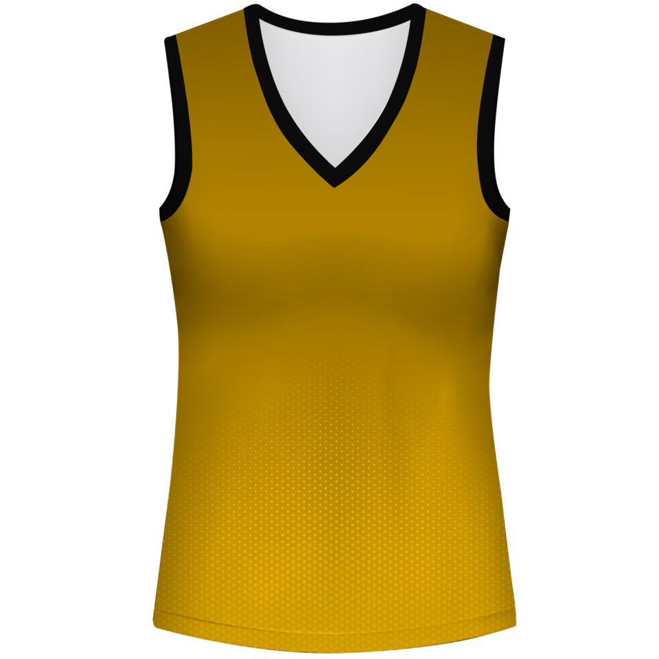 Camiseta pádel mujer sin mangas sublimada modelo degradado