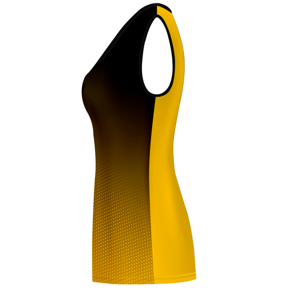 Camiseta pádel mujer sin mangas sublimada modelo degradado