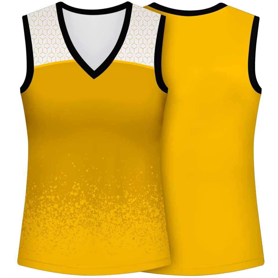 Camiseta pádel mujer sin mangas sublimada modelo corte