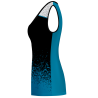 Camiseta pádel mujer sin mangas sublimada modelo corte