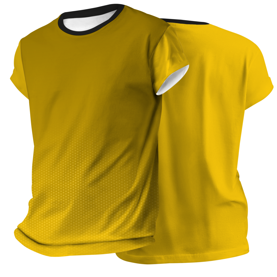 Camiseta pádel manga corta sublimada modelo degradado