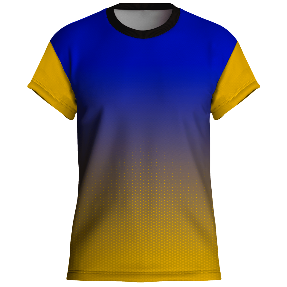 Camiseta pádel manga corta sublimada modelo degradado