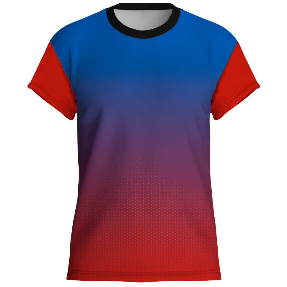 Camiseta pádel manga corta sublimada modelo degradado