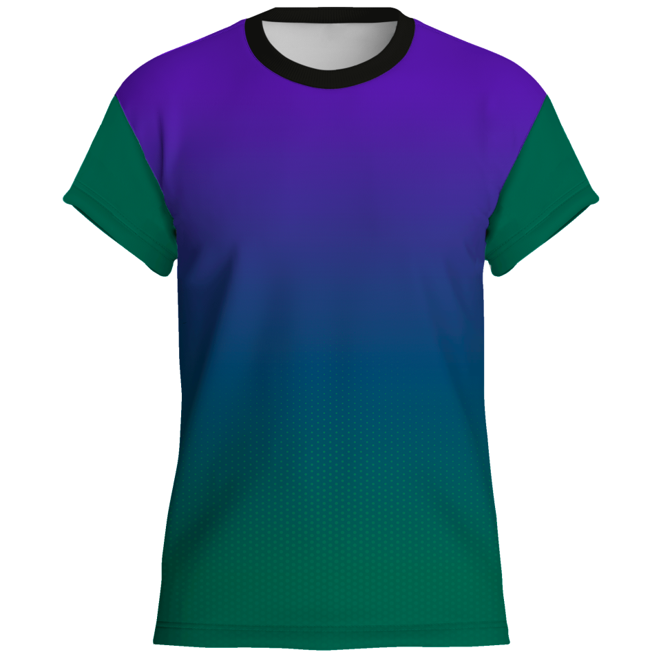 Camiseta pádel manga corta sublimada modelo degradado