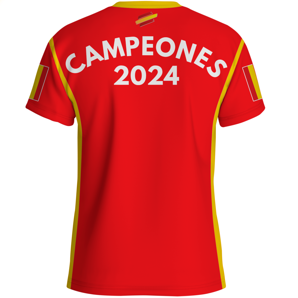 Camiseta Roja Campeones Eurocopa 2024