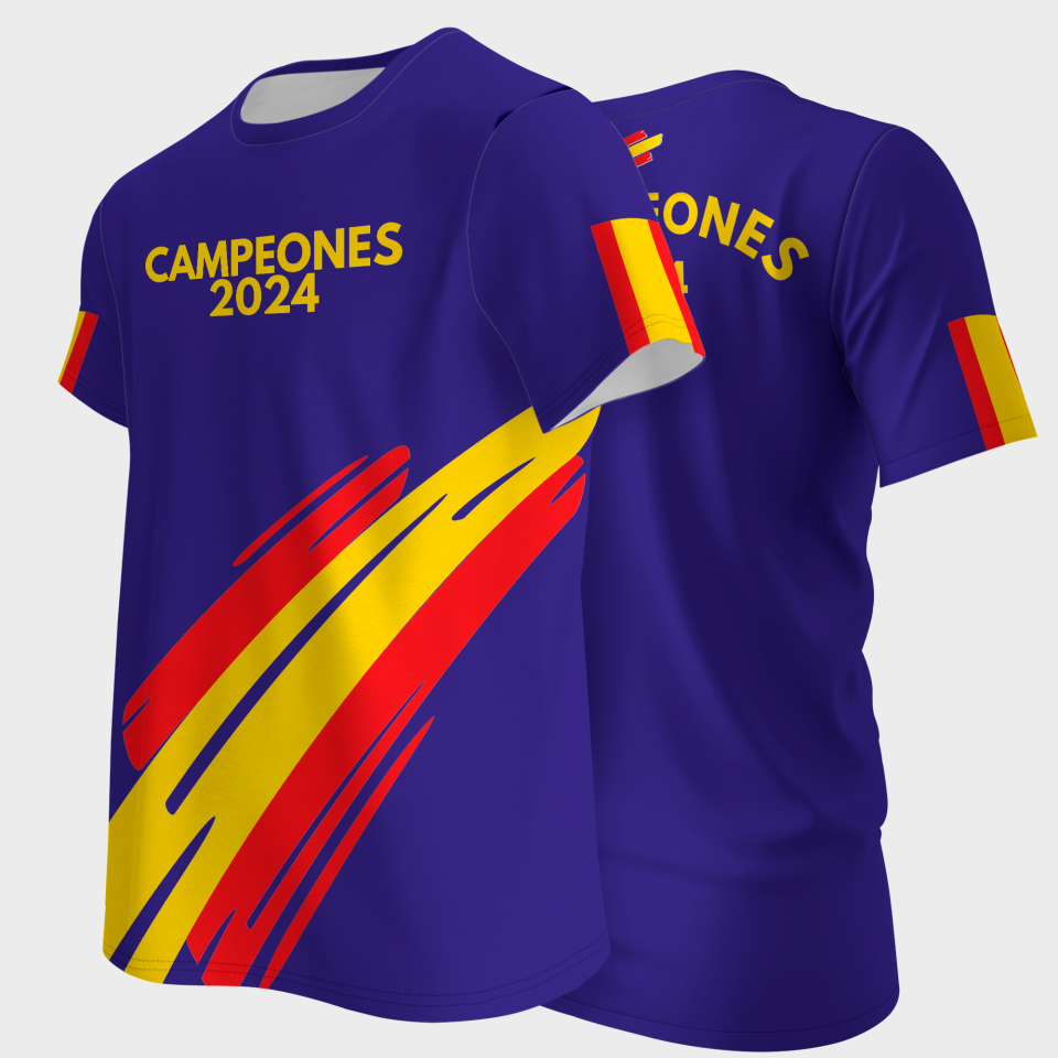 Camiseta Bandera campeones Eurocopa 2024