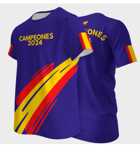 Camiseta Bandera campeones Eurocopa 2024