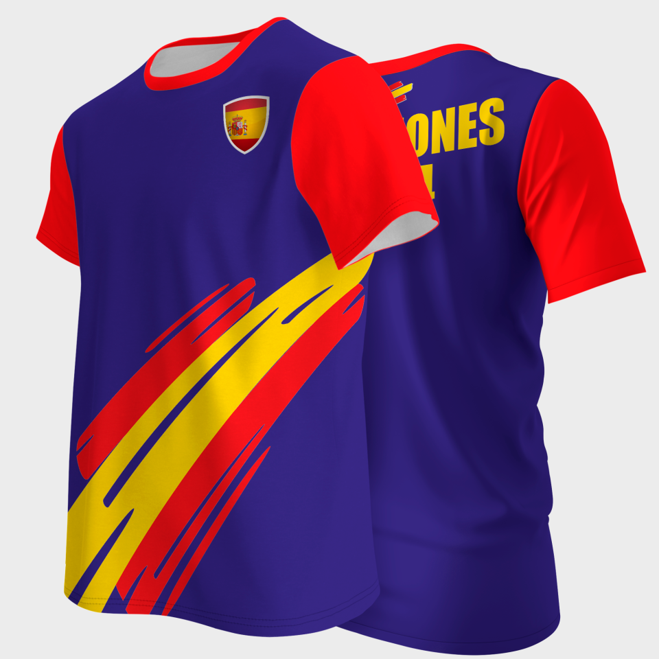 Camiseta Bandera Campeones de la Eurocopa 2024