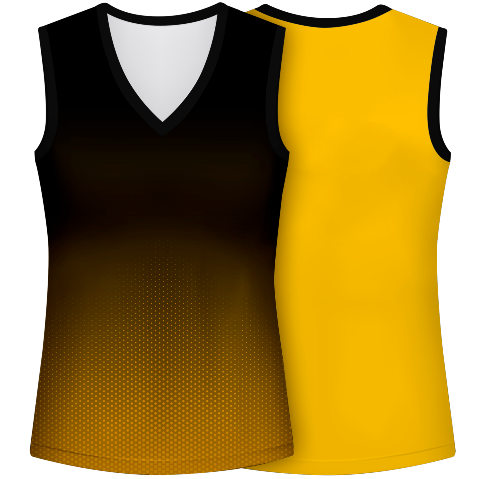 Camiseta voley mujer sin mangas sublimada modelo degradado