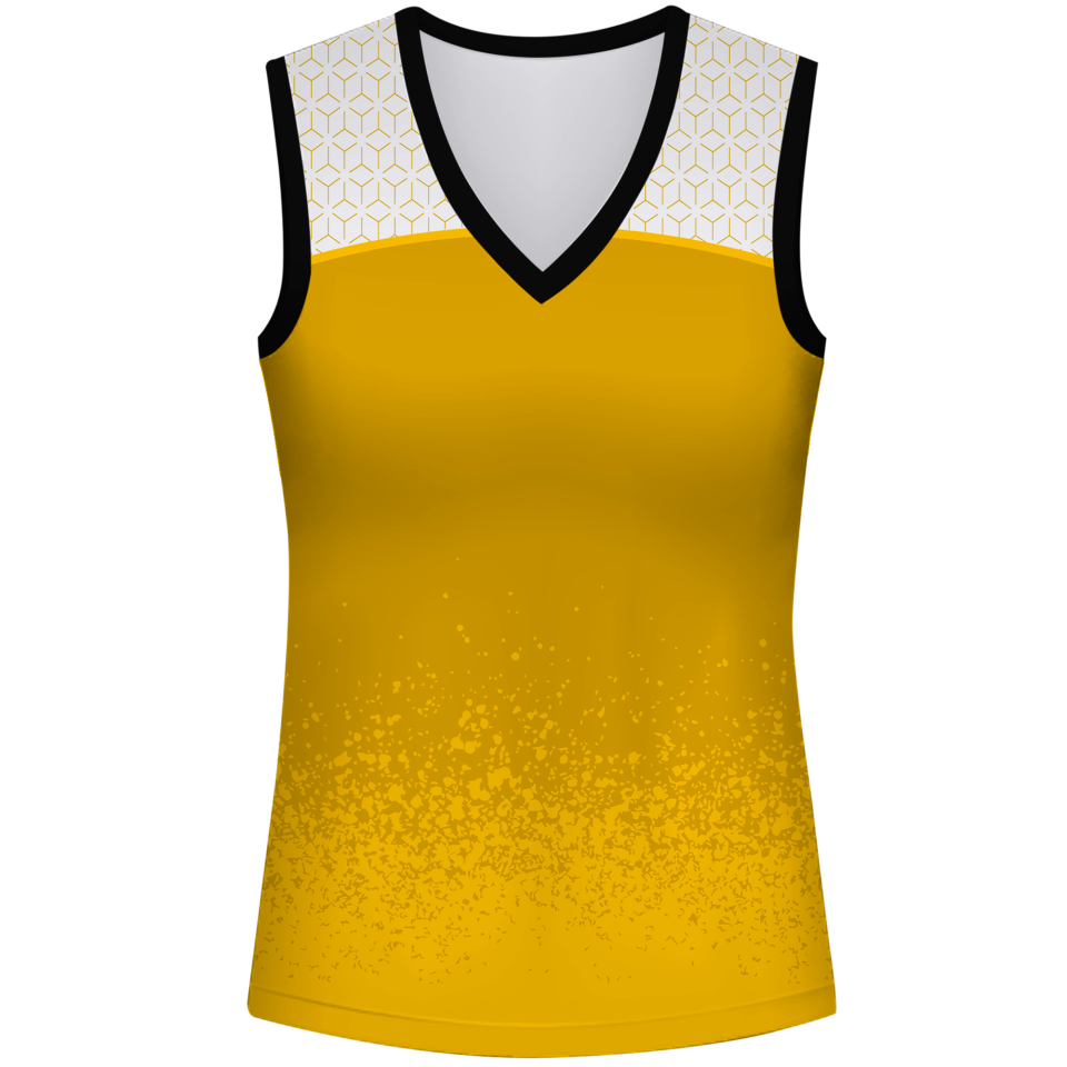 Camiseta voley mujer sin mangas sublimada modelo corte