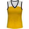 Camiseta voley mujer sin mangas sublimada modelo corte