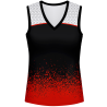 Camiseta voley mujer sin mangas sublimada modelo corte