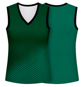 Camiseta voley mujer sin mangas sublimada modelo rayas