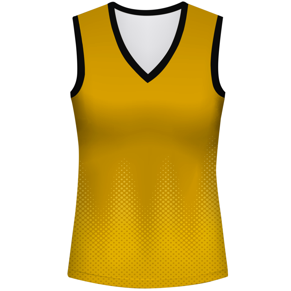 Camiseta voley mujer sin mangas sublimada modelo puntos