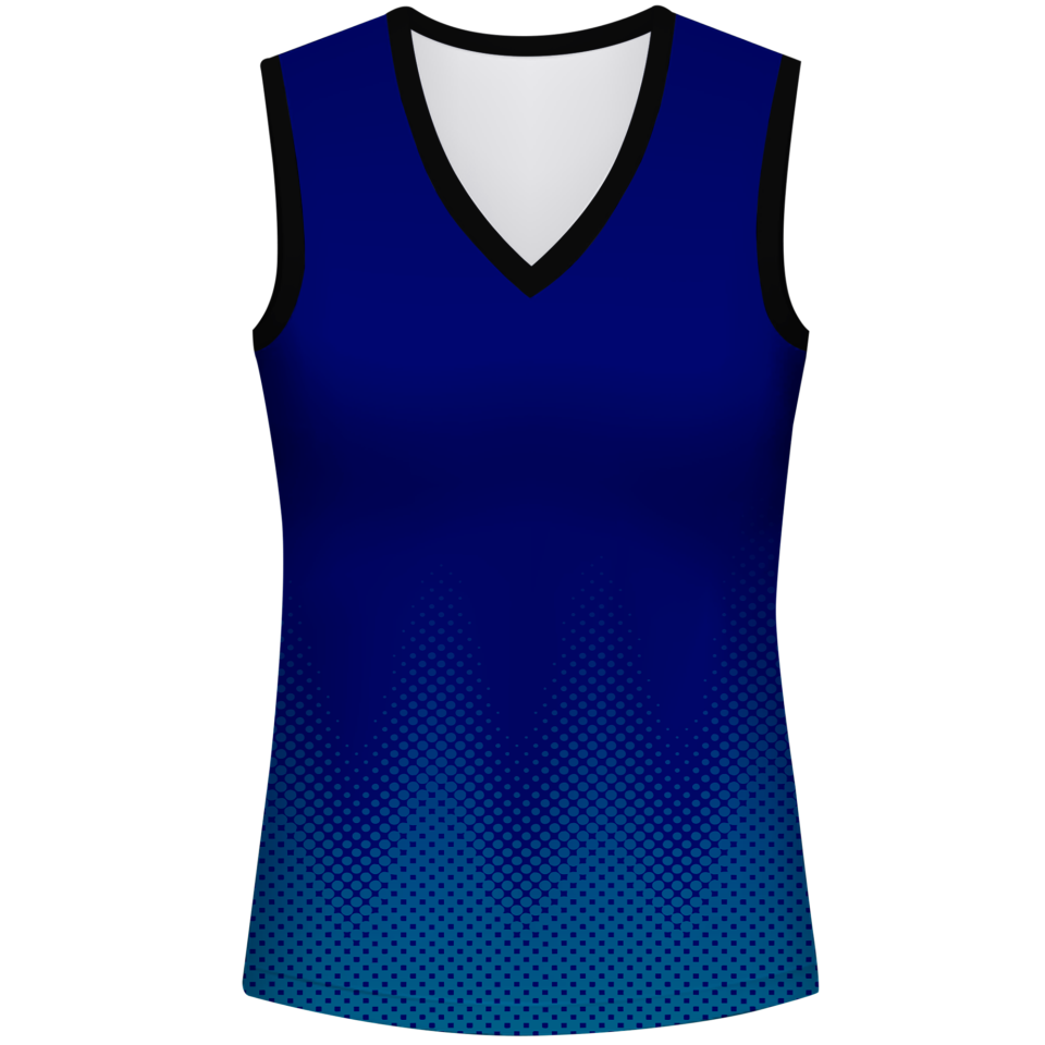 Camiseta voley mujer sin mangas sublimada modelo puntos