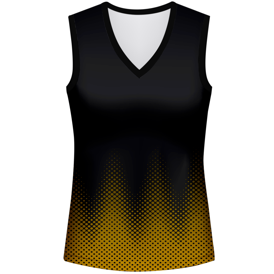 Camiseta voley mujer sin mangas sublimada modelo puntos