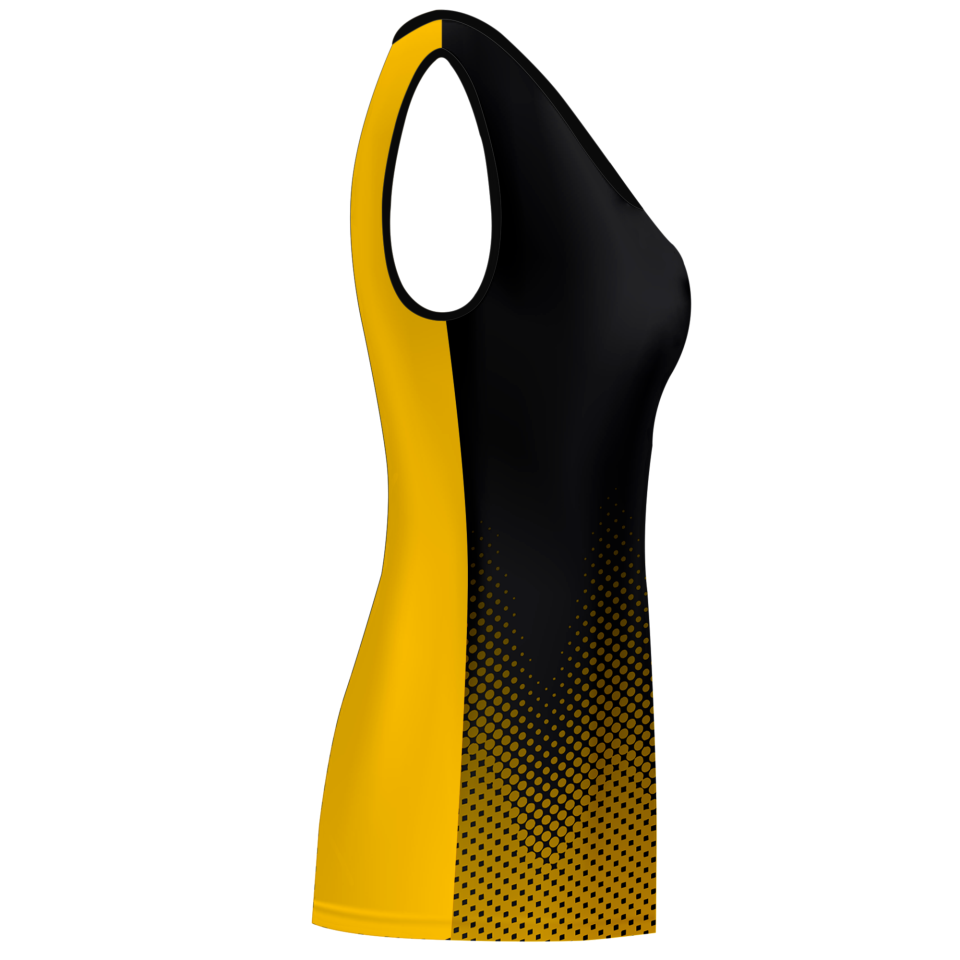 Camiseta voley mujer sin mangas sublimada modelo puntos