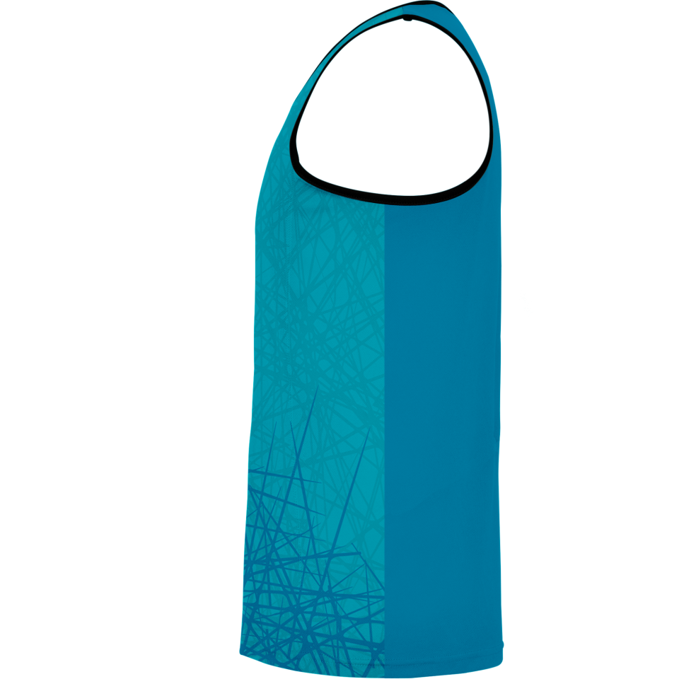 Camiseta voley sin mangas sublimada modelo líneas