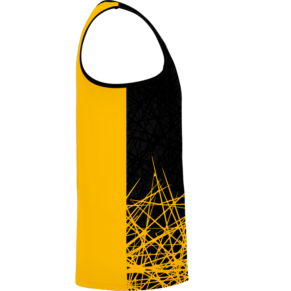 Camiseta voley sin mangas sublimada modelo líneas