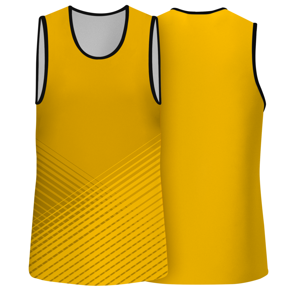 Camiseta voley sin mangas sublimada modelo rayas