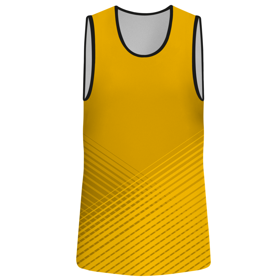 Camiseta voley sin mangas sublimada modelo rayas