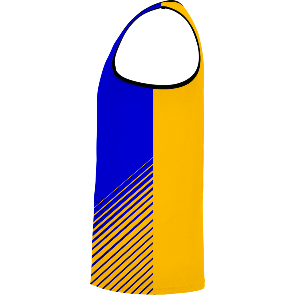 Camiseta voley sin mangas sublimada modelo rayas