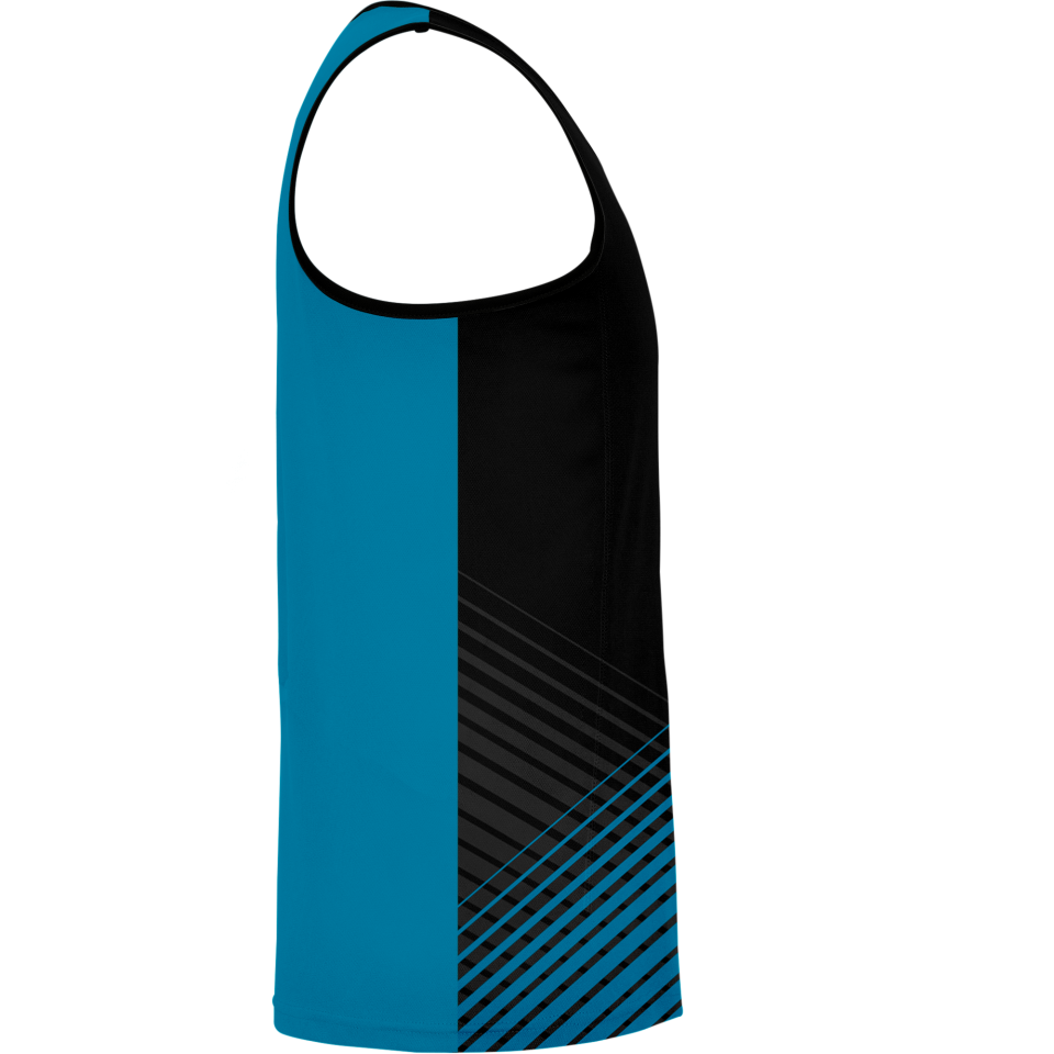 Camiseta voley sin mangas sublimada modelo rayas