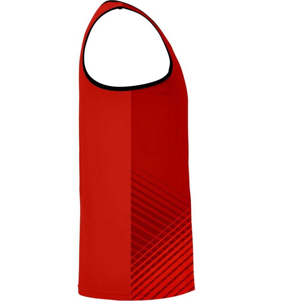 Camiseta voley sin mangas sublimada modelo rayas