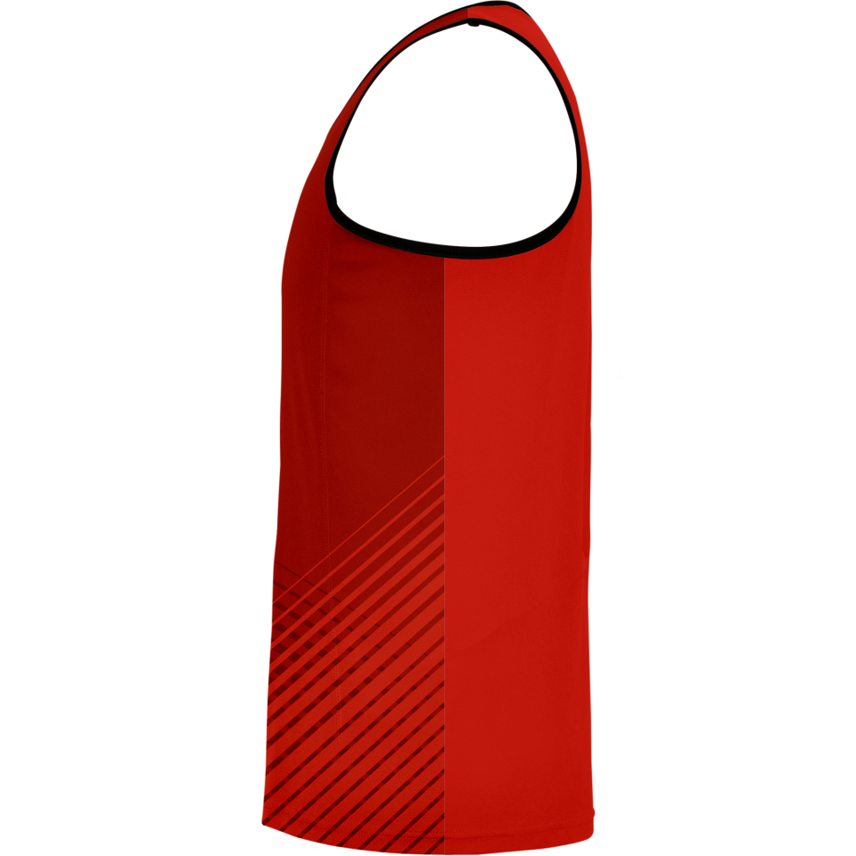 Camiseta voley sin mangas sublimada modelo rayas