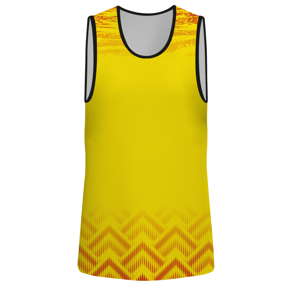 Camiseta voley sin mangas sublimada modelo geométrico