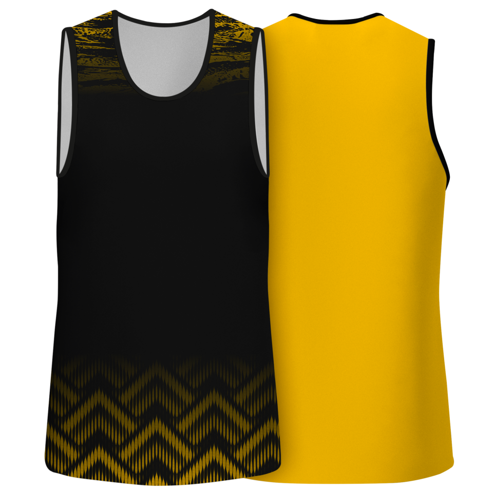 Camiseta voley sin mangas sublimada modelo geométrico