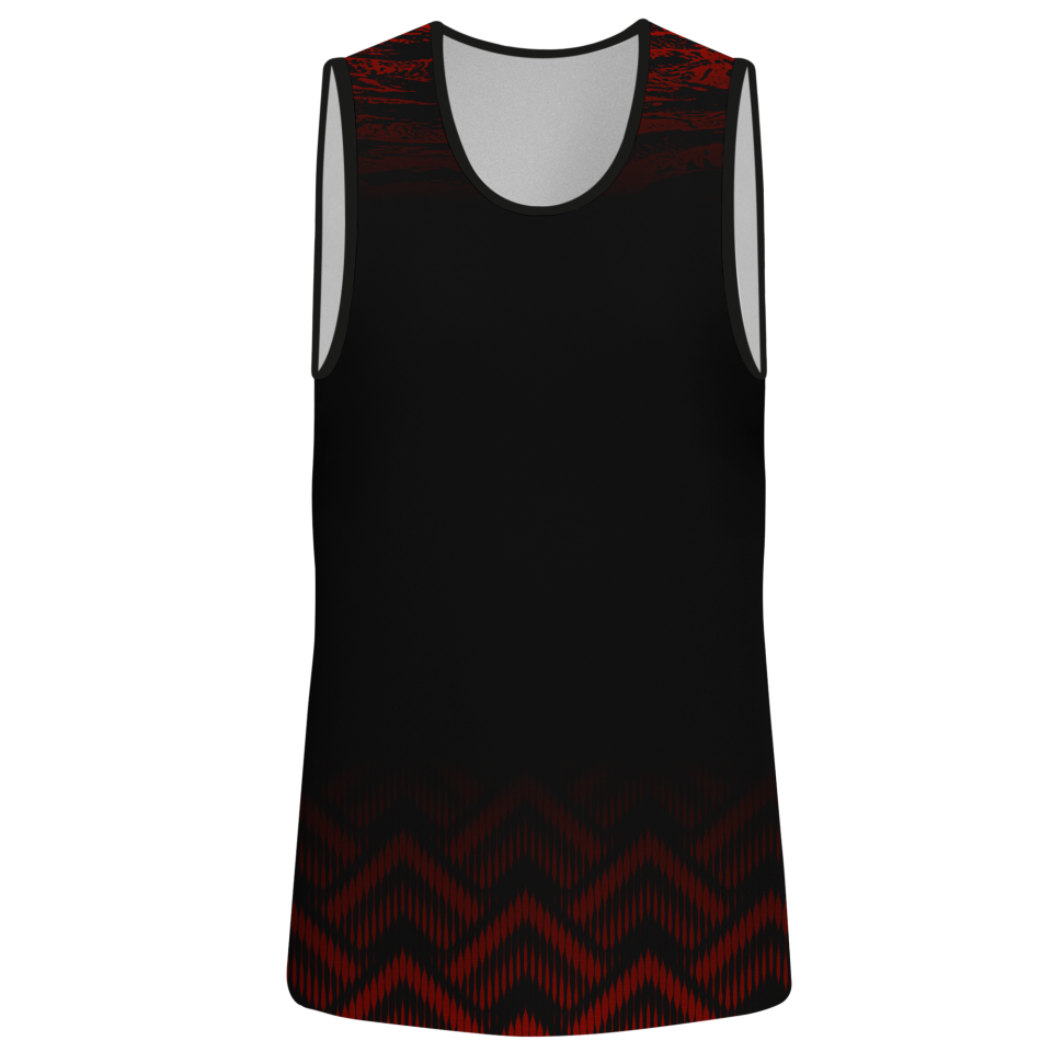 Camiseta voley sin mangas sublimada modelo geométrico