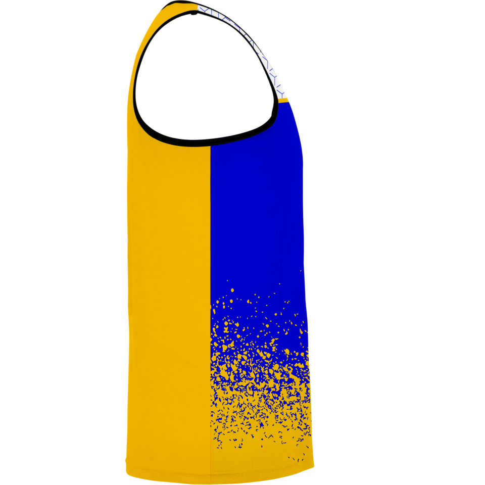 Camiseta voley sin mangas sublimada modelo corte