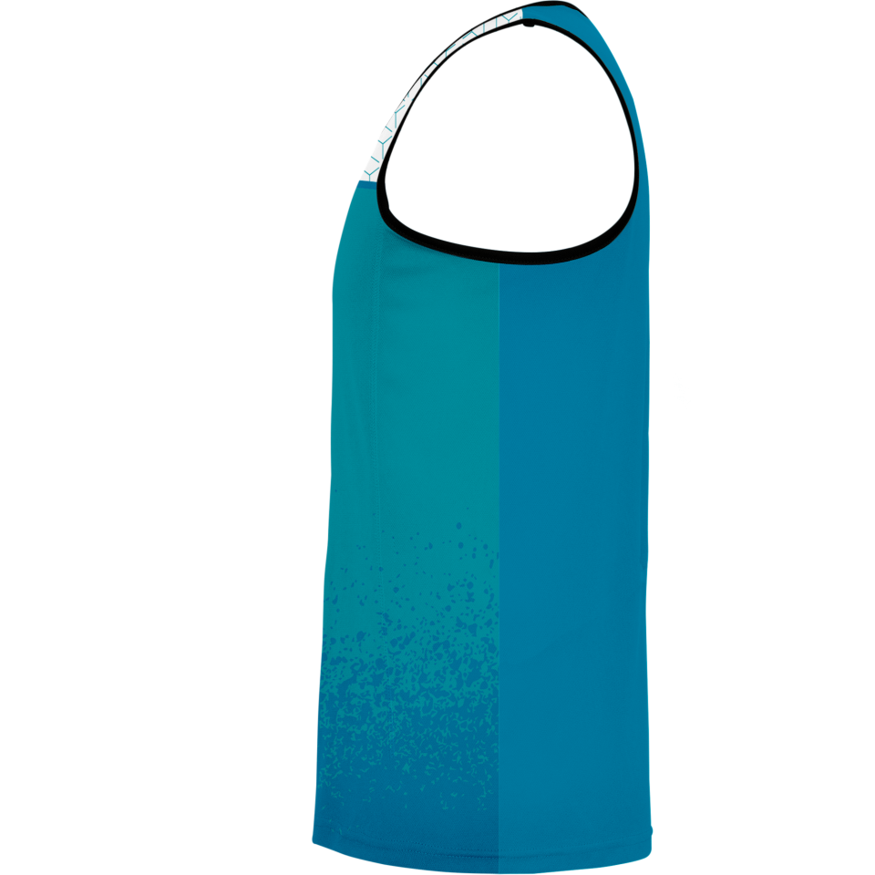 Camiseta voley sin mangas sublimada modelo corte