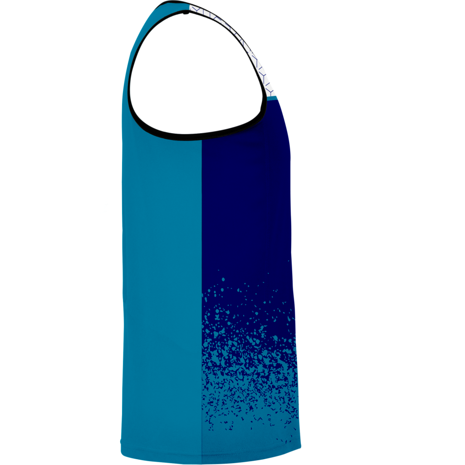 Camiseta voley sin mangas sublimada modelo corte