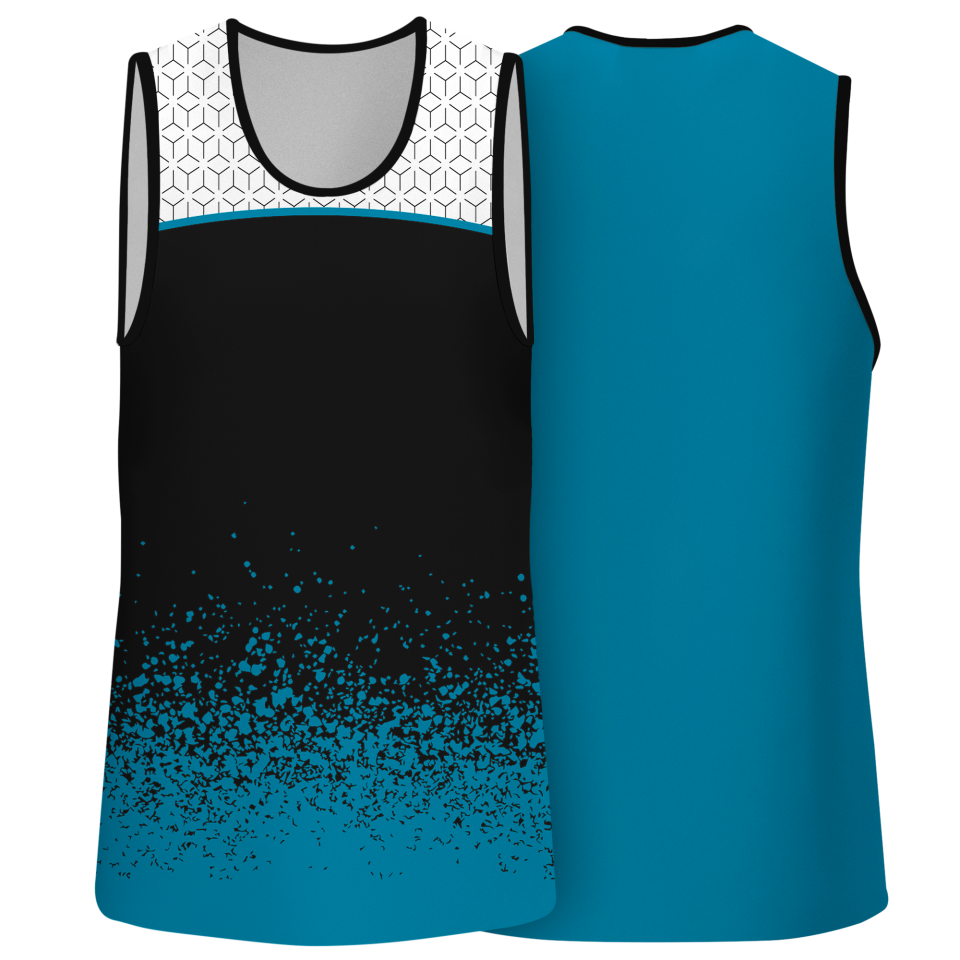 Camiseta voley sin mangas sublimada modelo corte