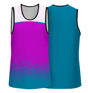 Camiseta voley sin mangas sublimada modelo corte