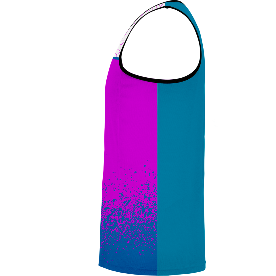 Camiseta voley sin mangas sublimada modelo corte