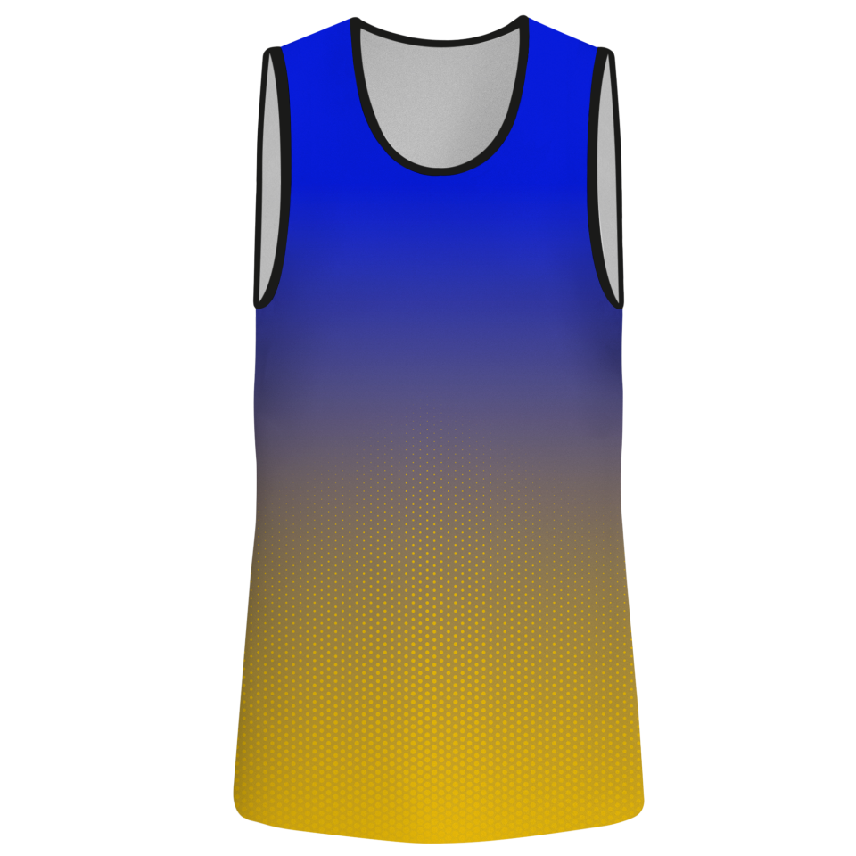 Camiseta voley sin mangas sublimada modelo degradado