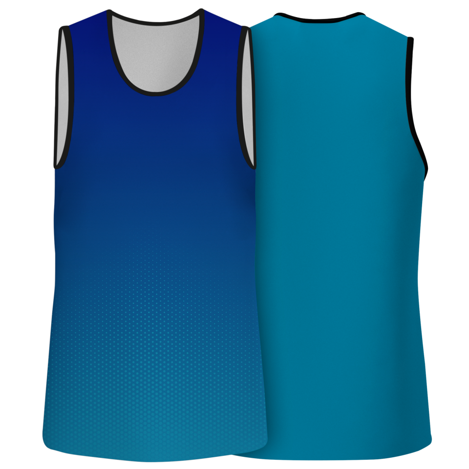 Camiseta voley sin mangas sublimada modelo degradado