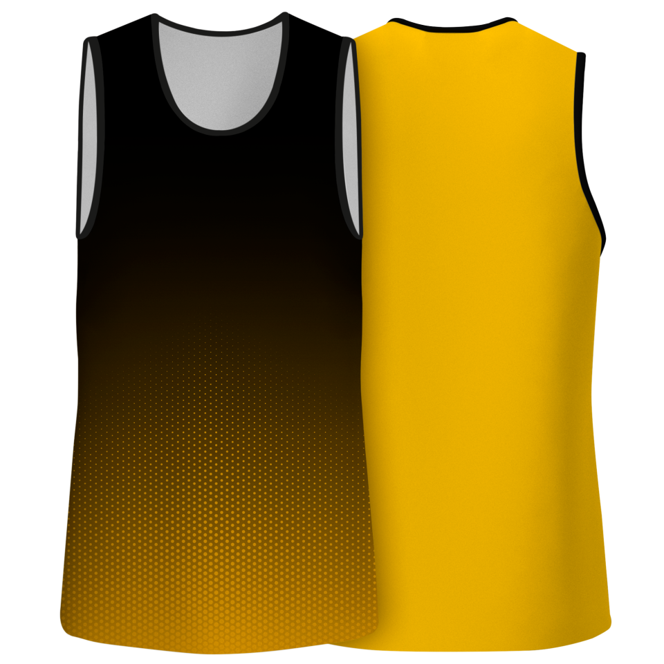 Camiseta voley sin mangas sublimada modelo degradado